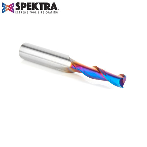 Amana AMA-46101-K Solid Carbide Spektra 3/16in Dia Up-Cut Extreme Tool Life Coated Spiral Plunge