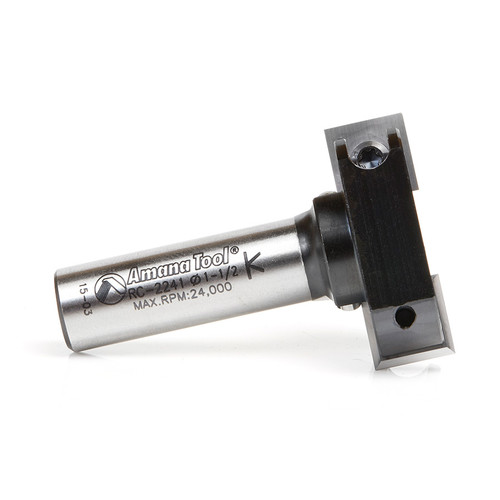 Amana AMA-RC-2241 1-1/2in Dia x 1/2in Shank Insert Carbide Mini Spoil Board Router Bit
