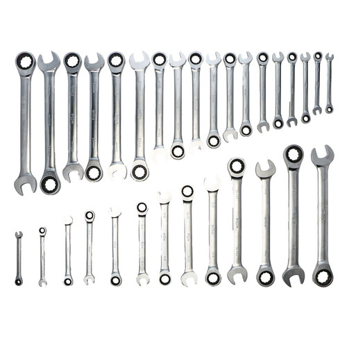 Wiha Tools WIHA-30392 SAE And Metric 31 Piece Ratcheting Wrench Tray Set