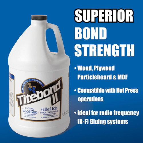 Titebond TTB-4136 II Extend Wood Glue 1 Gallon Jug