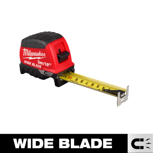 Milwaukee MIL-48-22-1217M 5m/16ft Wide Blade Magnetic Tape Measure