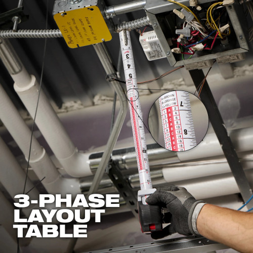 Milwaukee MIL-48-22-1027M 25ft Electrician's Magnetic Tape Measure