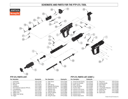 Simpson SIM-PTP-27L Tool Parts