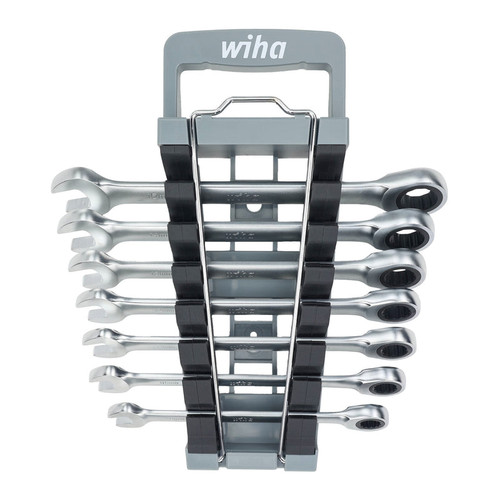 Wiha Tools WIHA-30390 7 Piece Metric Combination Ratchet Wrench Set