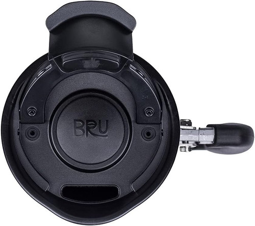 BruTrek BRU-SFP0748 Custom Atlas 48oz BaseCamp Camping French Press - Obsidian Black