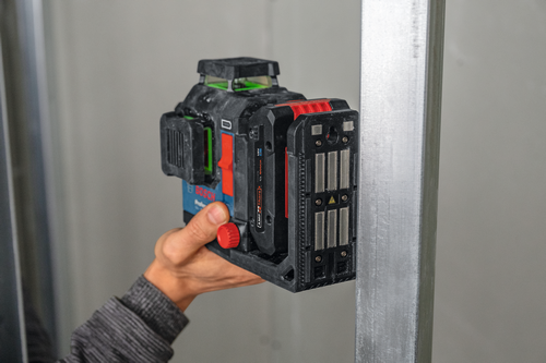 Bosch BOS-GLL330-80CGL 18V 360Deg Connected Green-Beam Three-Plane Leveling and Alignment Laser 4.0Ah Kit