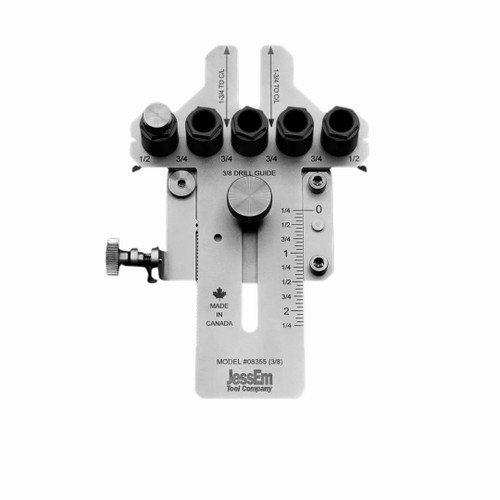 JessEm Tool Co. Jes-08355 3/8in Stainless Dowelling Jig with Angle