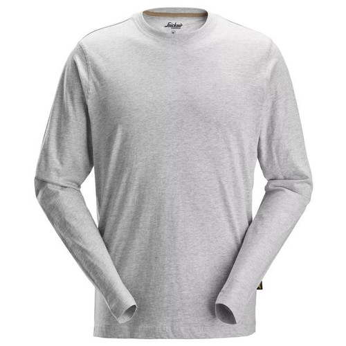 Snickers Workwear SNI-2496280XXXX 2496 Long-Sleeve T-Shirt - Grey Melange