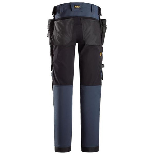 Snickers Workwear SNI-6275950XX 6275 Allroundwork 4-Way Stretch Trousers Holster Pockets - Navy\Black