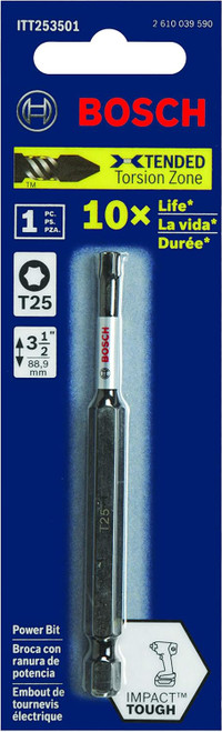Bosch BOS-ITT25XX Impact Tough Torx 25 Power Bit