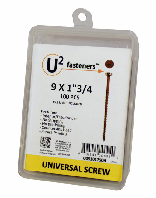 U2 U2-U0910-XX Universal Structural Screw 100 Pack