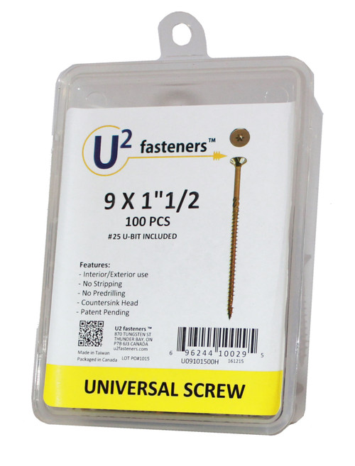 U2 U2-U0910-XX Universal Structural Screw 100 Pack