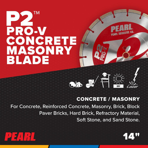 Pearl PV1CMSB-XX P2 Pro-V Concrete And Masonry Dry Blade