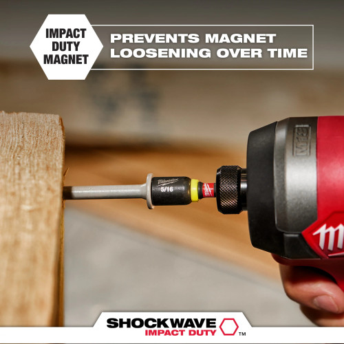 Milwaukee MIL-49-66-4538 SHOCKWAVE Impact Duty 9/16in x 2-9/16in Magnetic Nut Driver