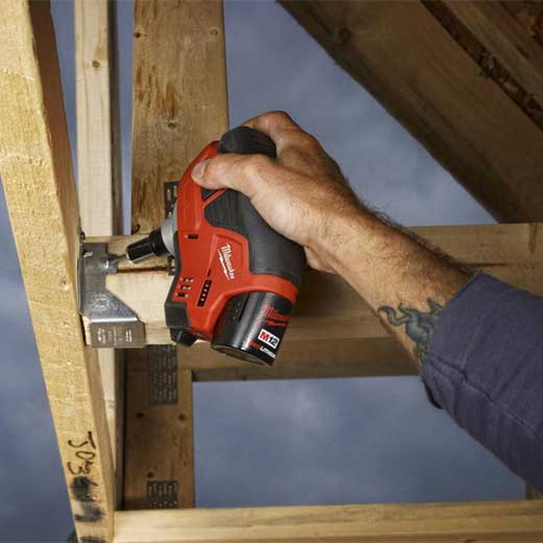 Milwaukee MIL-2458-20 M12 Cordless Palm Nailer - Bare Tool