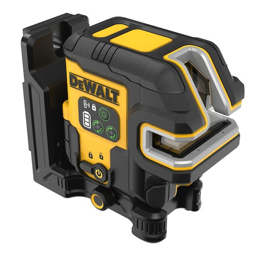 DEWALT DEW-DCLE14251GB USB Rechargeable Green 5 Spot and Cross Line Laser Kit