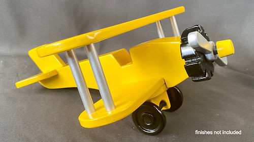 Build It Yourself BIY-KT-02-001-EA Stunt Biplane Woodworking Kit