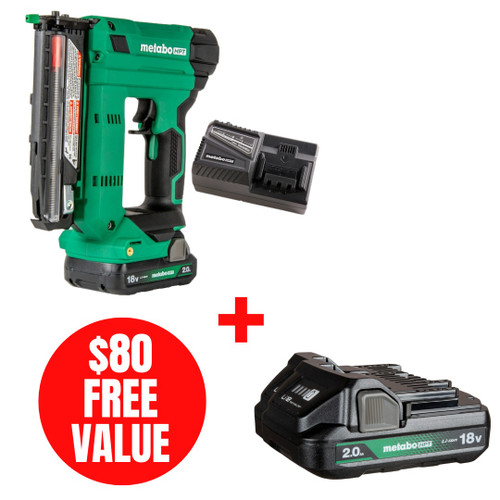 Metabo HPT HPT-NP1835DAM MultiVolt 1-3/8-in 23-Gauge Cordless Pin Nailer W/ 2.0AH Battery
