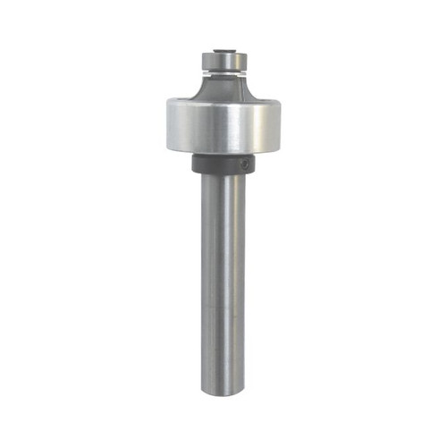 Dimar DIM-109R3D-6 1 7/16in Diameter, Carbide Tipped, Corner Rounding 3D Bit with Ball Bearings, 2 Flutes, 1/2in Shank, 3 29/32in Length