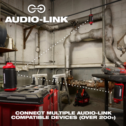 Milwaukee MIL-2955-20 M12 Bluetooth Jobsite Speaker with PACKOUT Compatibility