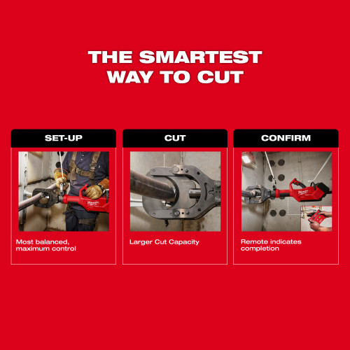 Milwaukee MIL-2875R-21 M18 FORCE LOGIC 5in Underground Cable Cutter with Wireless Remote