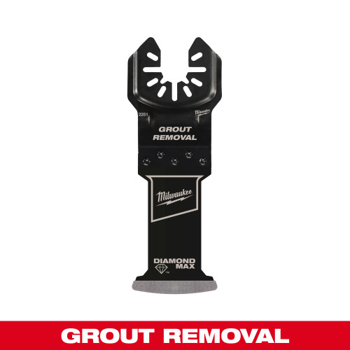 Milwaukee MIL-49-25-2251 OPEN-LOK DIAMOND MAX Diamond Grit Grout Removal Multi-Tool Plunge Blade