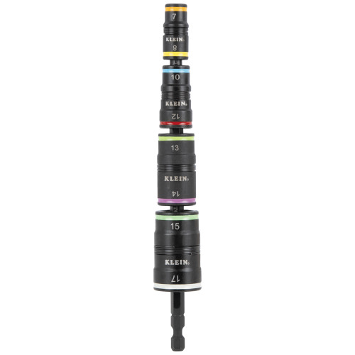 Klein Tools KLE-32934M 8-in-1 Metric Impact-Rated Flip Socket Set