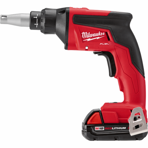 Milwaukee MIL-2866-22CTP M18 FUEL Brushless Drywall Screw Gun & Cutout Tool 2x 2.0Ah Combo Kit