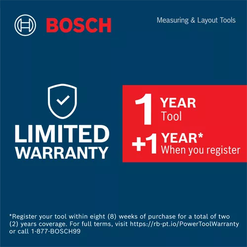 Bosch BOS-GLL100-42G GLL100-42GL 3.7V Green-Beam Self-Leveling Cross-Line Laser with 3.0Ah Li-Ion Battery