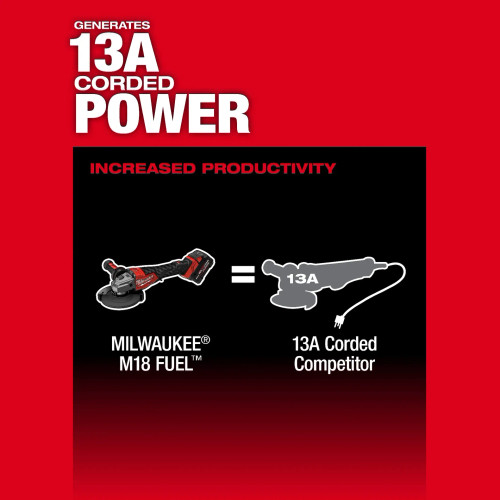 Milwaukee MIL-3670-20 M18 FUEL 6in Paddle Switch Braking Grinder Bare Tool