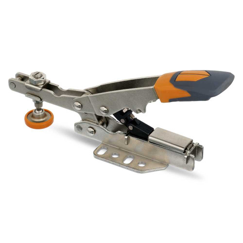 BORA Tool BR-G080301 Auto Adjust Horizontal Low Profile 700-lb Toggle Clamp with Horizontal Base Plate