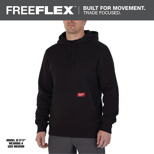 Milwaukee MIL-351BXX FREEFLEX Pullover Hoodie - Black