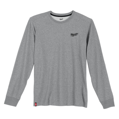 Milwaukee MIL-604GXX FREEFLEX Hybrid Long Sleeve Work Tee - Gray