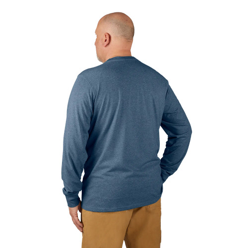 Milwaukee MIL-604BLXX FREEFLEX Hybrid Long Sleeve Work Tee - Blue