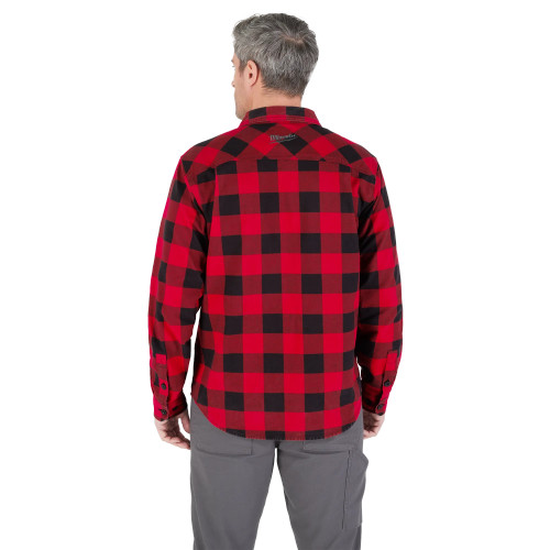 Milwaukee MIL-M551RXX GRIDIRON Flannel Shirt - Red