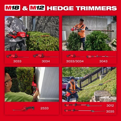 Milwaukee MIL-3033-21 M18 FUEL GEN2 24in Hedge Trimmer Kit