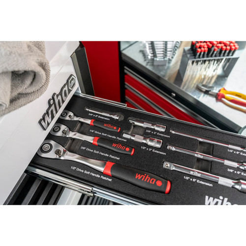 Wiha Tools WIHA-33388 9-Piece SoftFinish Ratchet Tray Set
