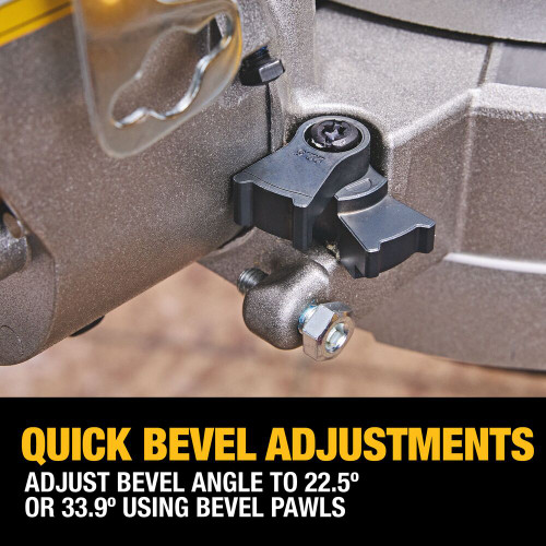 DEWALT DEW-DCS785WW1 20V XR 12in Double Bevel Sliding Miter Saw 8.0Ah Kit