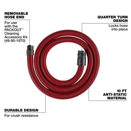 Milwaukee MIL-49-90-1973 10ft Accessory Hose