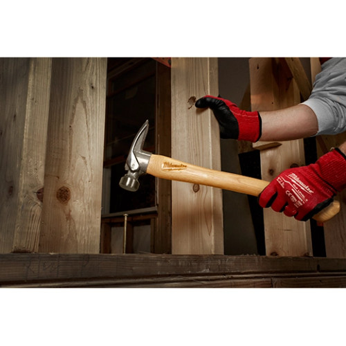 Milwaukee MIL-48-22-9419 19oz Milled Face Hickory Handle Framing Hammer