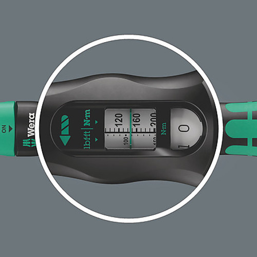 Wera Tools Wera-05075692001 Click-Torque Lock C 3 Torque Wrench, 40-200 Nm