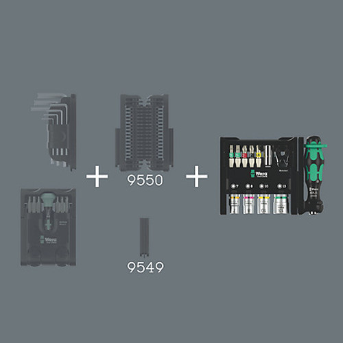 Wera Tools Wera-05049000001 Tool-Check Modular 1, 21-Pieces
