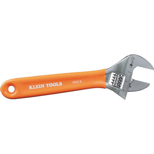 Klein Tools KLE-O5076 Extra-Capacity Adjustable Wrench, 6in