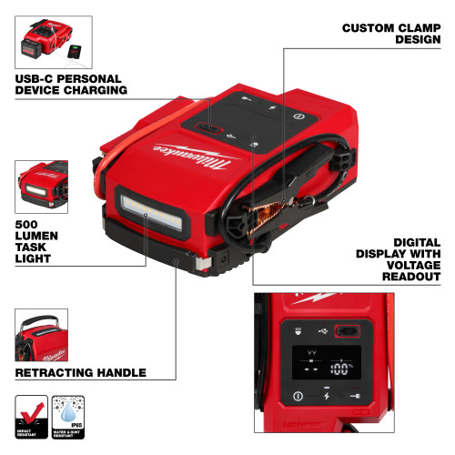Milwaukee MIL-3841-20 M18 HOTSHOT Jump Starter Bare Tool