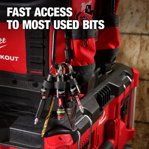 Milwaukee MIL-48-32-4537 5-Piece Bit Holder with Carabiner