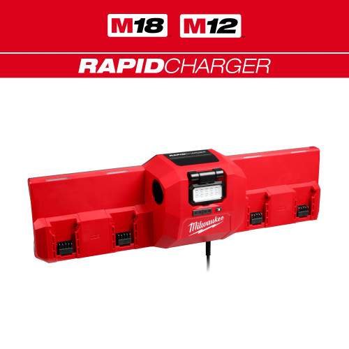 Milwaukee MIL-48-59-1804 M18 AND M12 Gangbox Rapid Charger