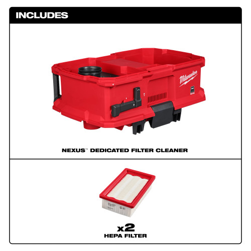 Milwaukee MIL-0991-20 NEXUS Dedicated Filter Cleaner