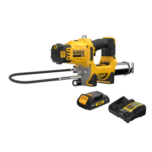 DEWALT DEW-DCGG581GD1 20V MAX Cordless 10,000 PSI Variable 2-Speed Grease Gun 2.0Ah Kit