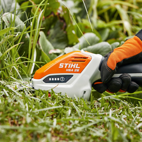 Stihl STIHL-HSA26U HSA 26 Cordless Hedge Trimmer Bare Tool - Lightweight Shrub Shears for Cutting Grass and Shrubs