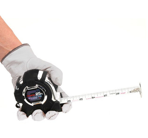 Tajima TAJ-GS-SC25BW 25ft GS-Lock Tape Measure with Magnetic Power x 2 & Compatible Clip